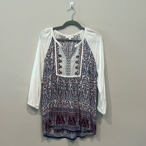 Vintage America Floral 3/4 Top